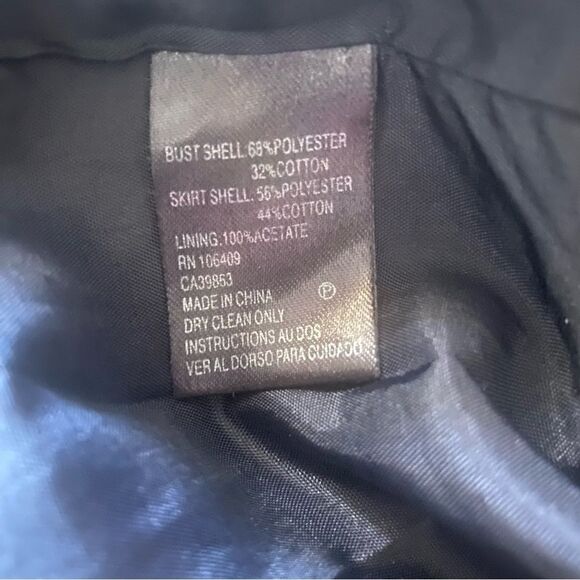 90's Vintage Tahari Arthur S Levine Sheath Dress Women Size 6 Black White Retro - Picture 9 of 10